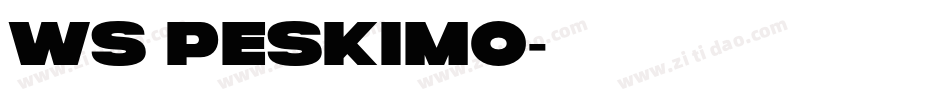 WS Peskimo字体转换